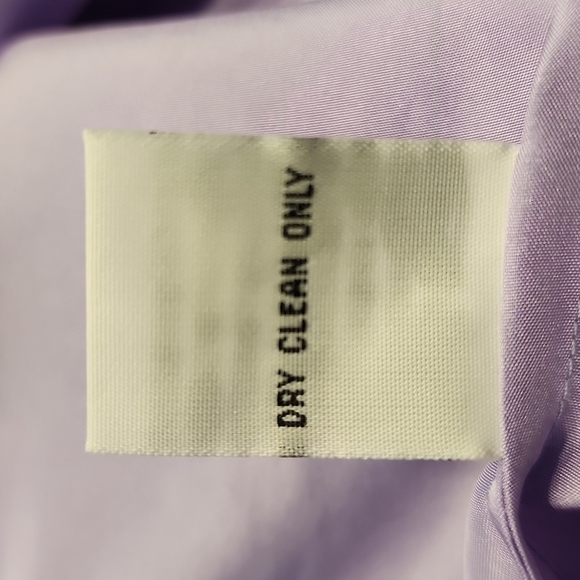 Vintage Rebecca Taylor Blue Silk Floral Dress Size 4 - Picture 13 of 13